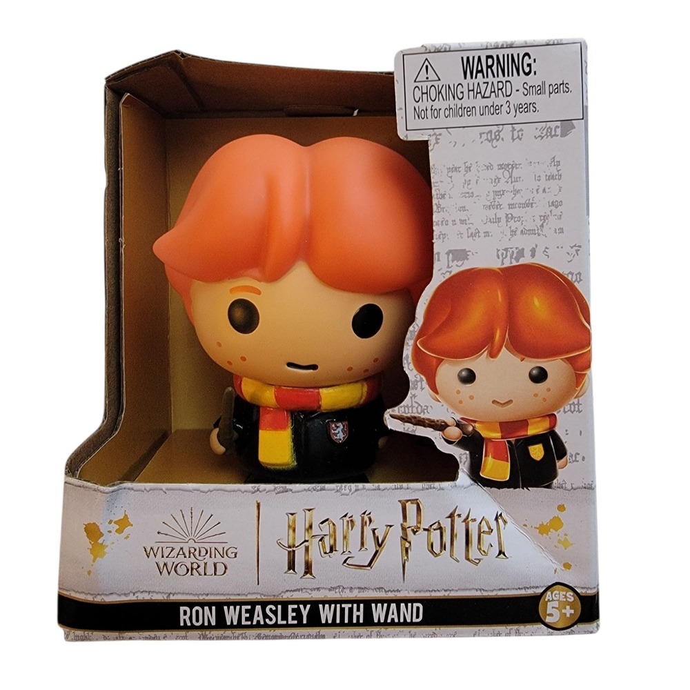 NIB New Harry Potter Ron Weasley With Wand Collectible Figurine